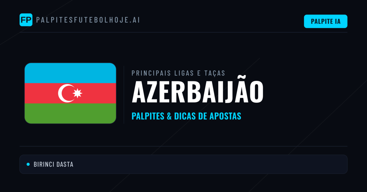 Palpites de Azerbaijão e Prognósticos de Hoje