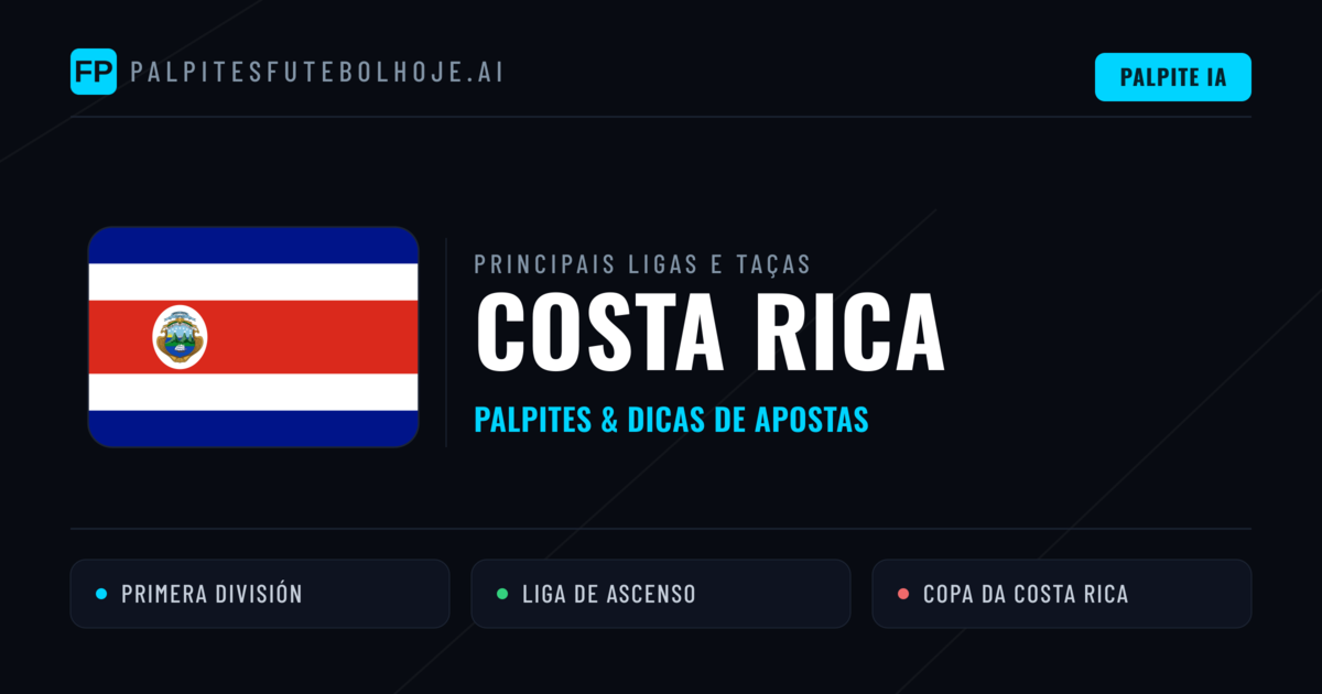Palpites de Costa Rica e Prognósticos de Hoje
