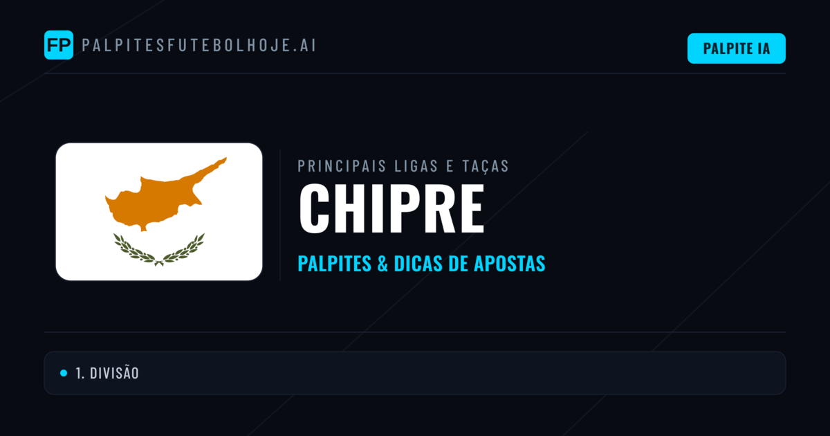 Palpites de Chipre e Prognósticos de Hoje
