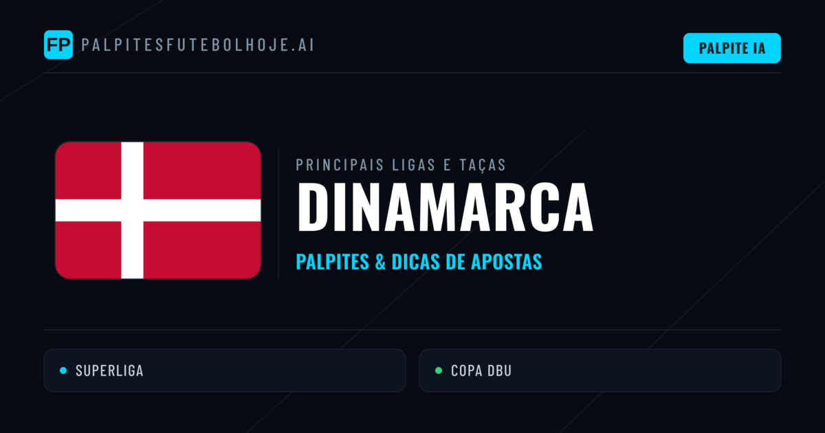 Palpites de Dinamarca e Prognósticos de Hoje
