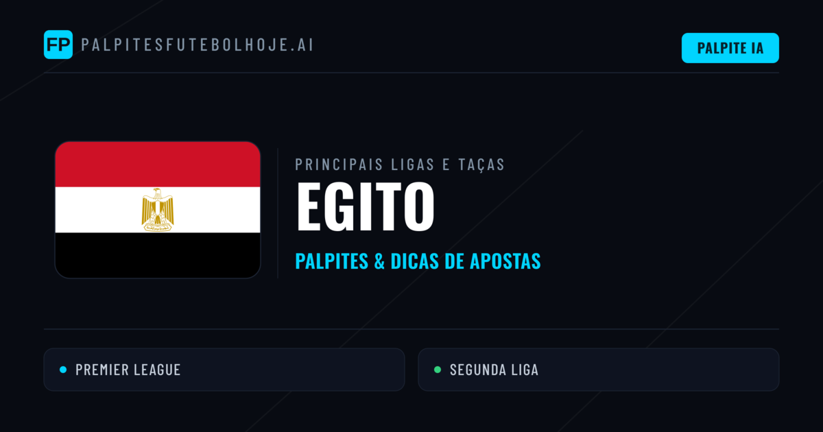 Palpites de Egito e Prognósticos de Hoje