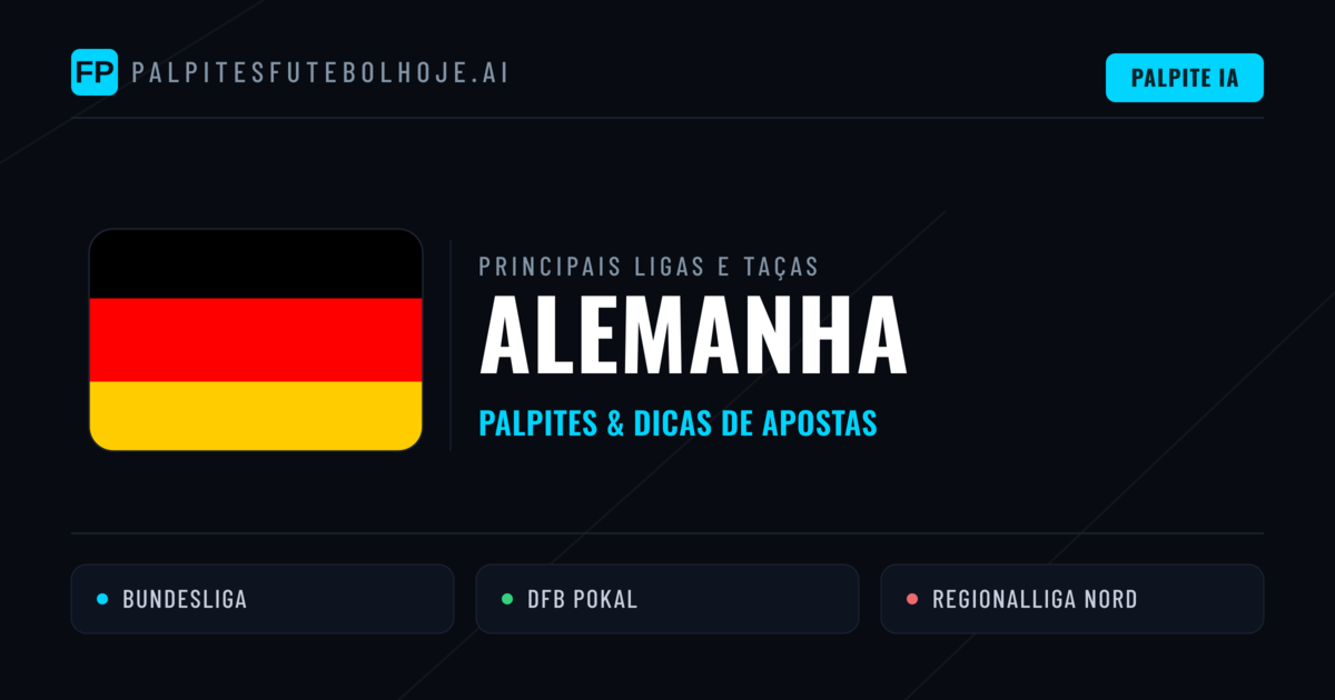Palpites de Alemanha e Prognósticos de Hoje