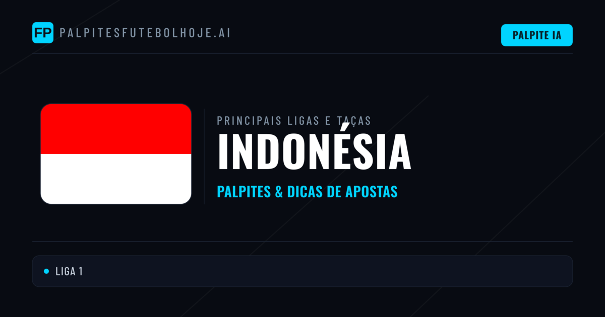 Palpites de Indonésia e Prognósticos de Hoje