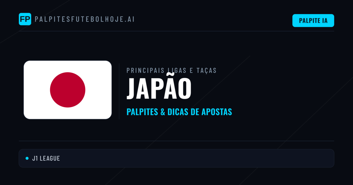 Palpites de Japão e Prognósticos de Hoje