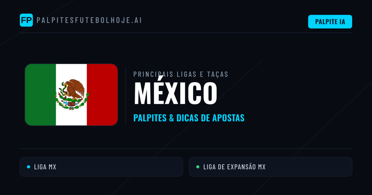 Palpites de México e Prognósticos de Hoje