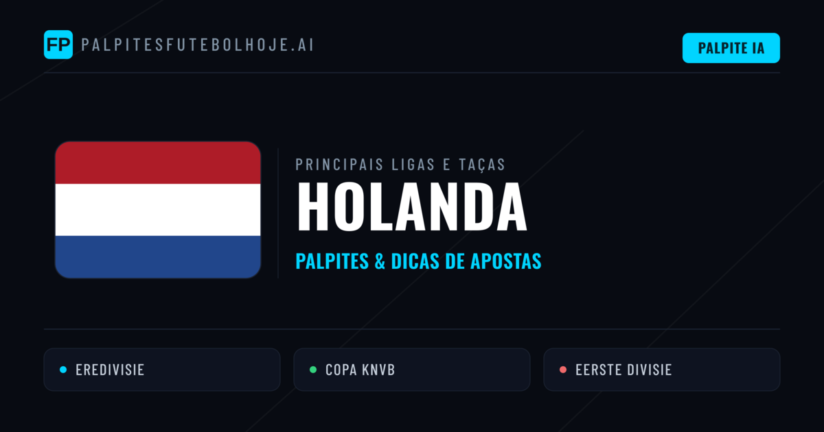 Palpites de Holanda e Prognósticos de Hoje