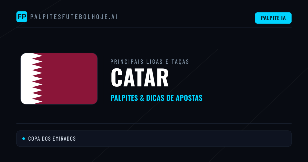 Palpites de Catar e Prognósticos de Hoje