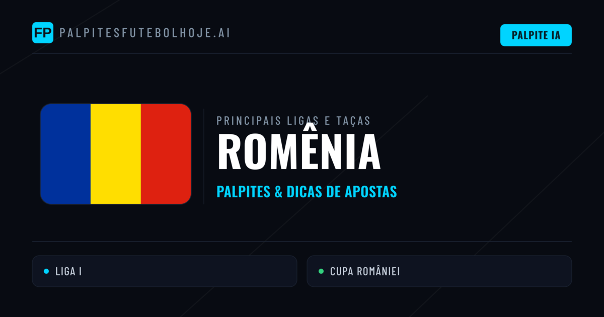 Palpites de Romênia e Prognósticos de Hoje