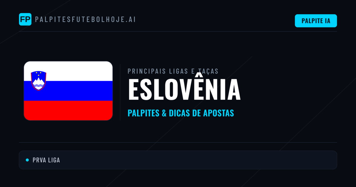 Palpites de Eslovênia e Prognósticos de Hoje