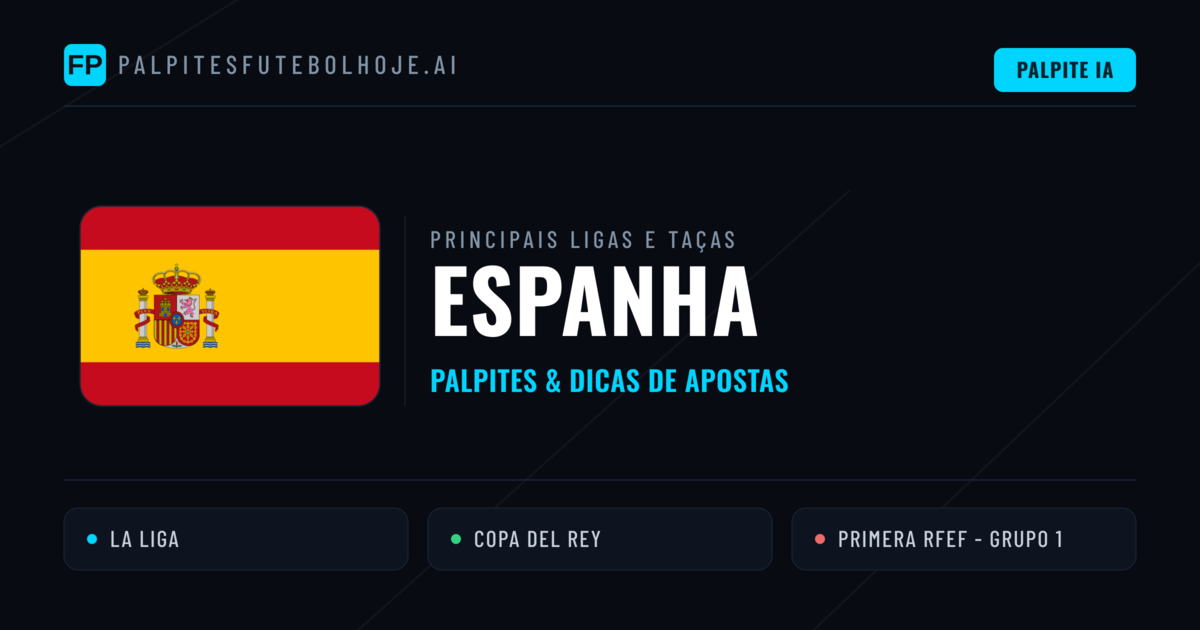 Palpites de Espanha e Prognósticos de Hoje