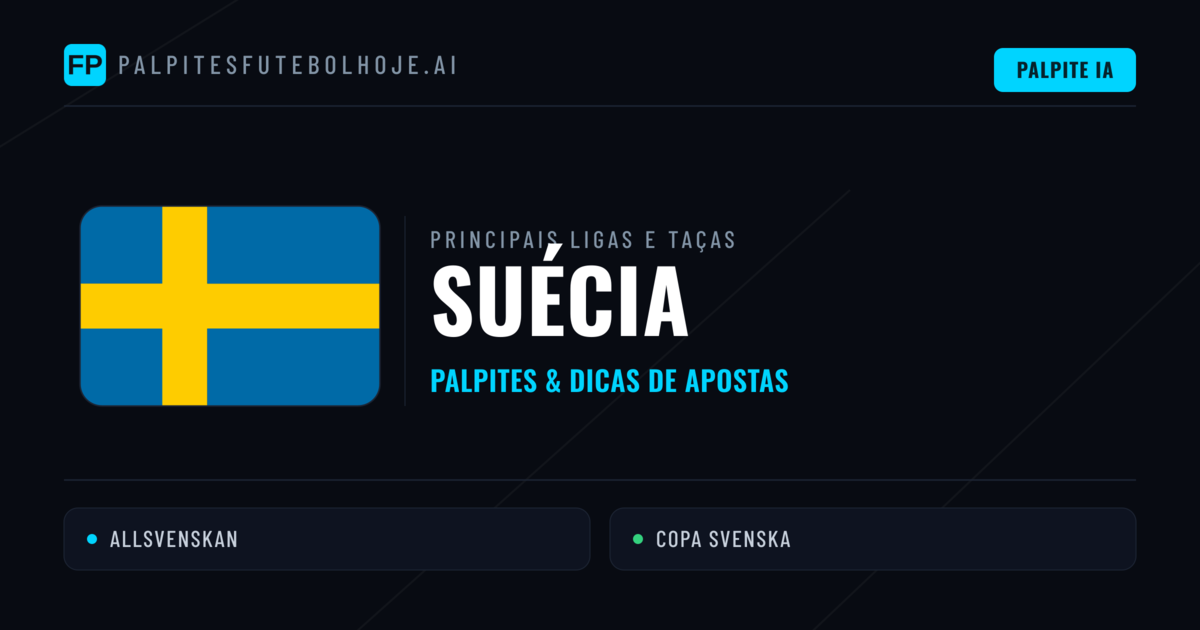 Palpites de Suécia e Prognósticos de Hoje