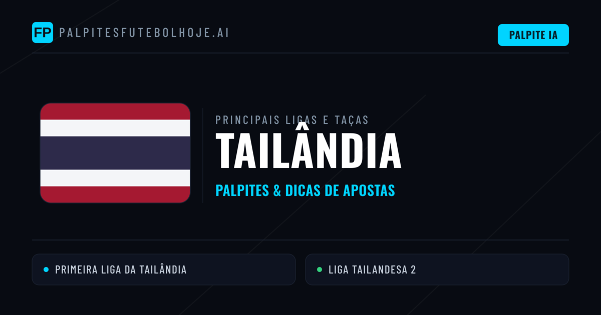 Palpites de Tailândia e Prognósticos de Hoje