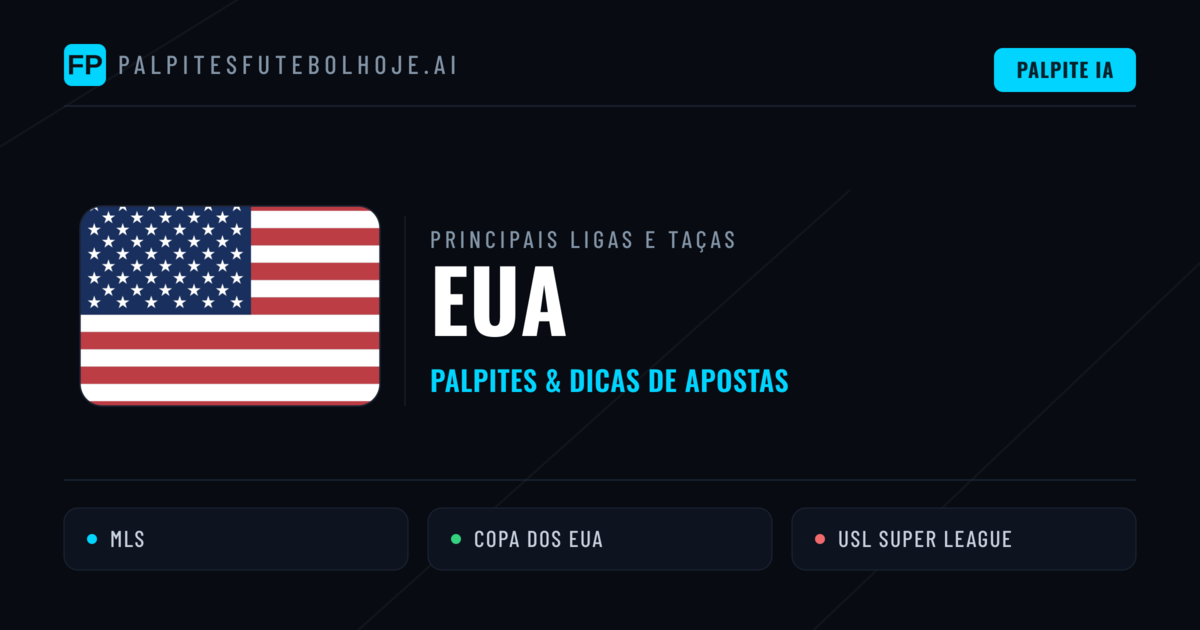 Palpites de EUA e Prognósticos de Hoje
