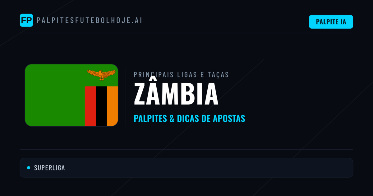Palpites de Zâmbia e Prognósticos de Hoje
