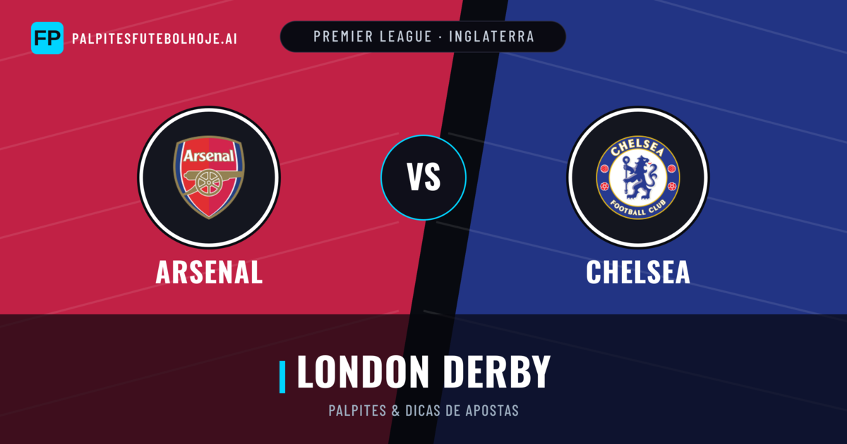 Arsenal vs Chelsea Palpites & Estatísticas