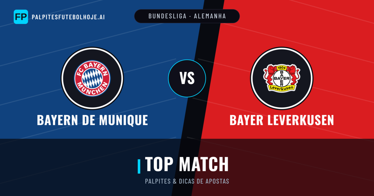 Bayern de Munique vs Bayer Leverkusen Palpites & Estatísticas