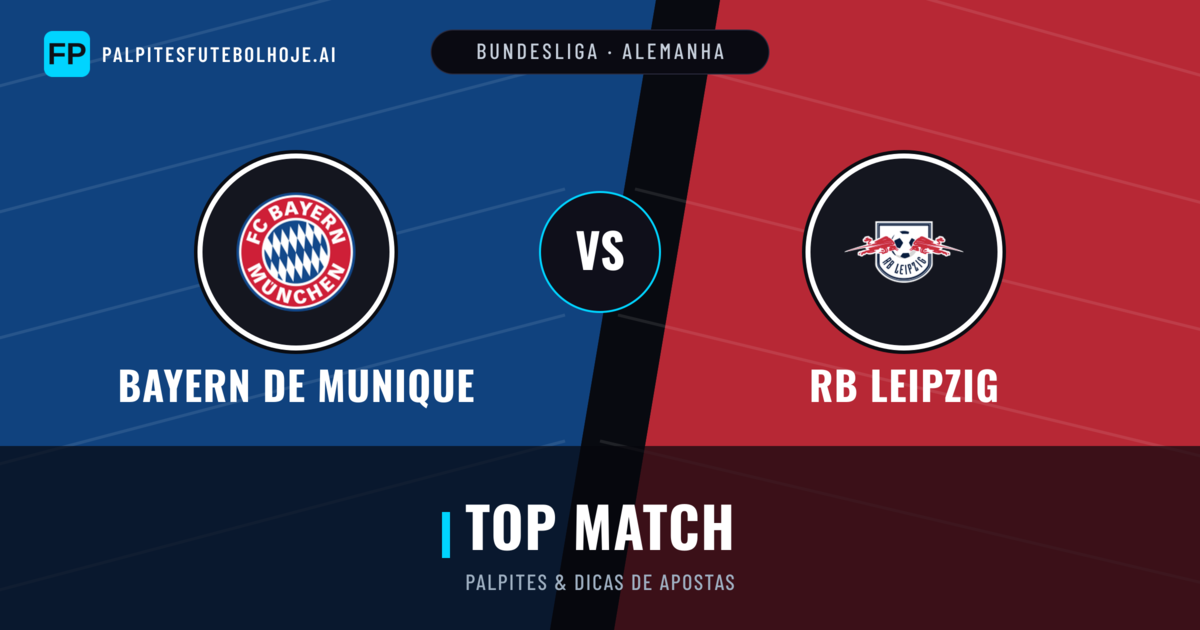 Bayern de Munique vs RB Leipzig Palpites & Estatísticas