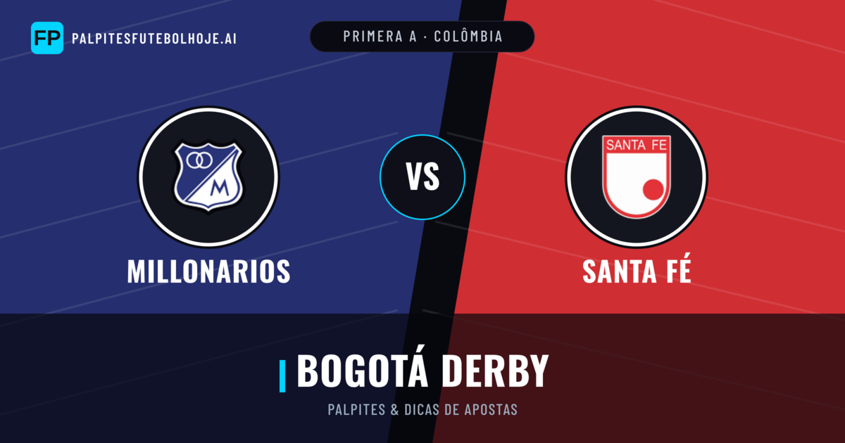 Millonarios vs Santa Fé Palpites & Estatísticas