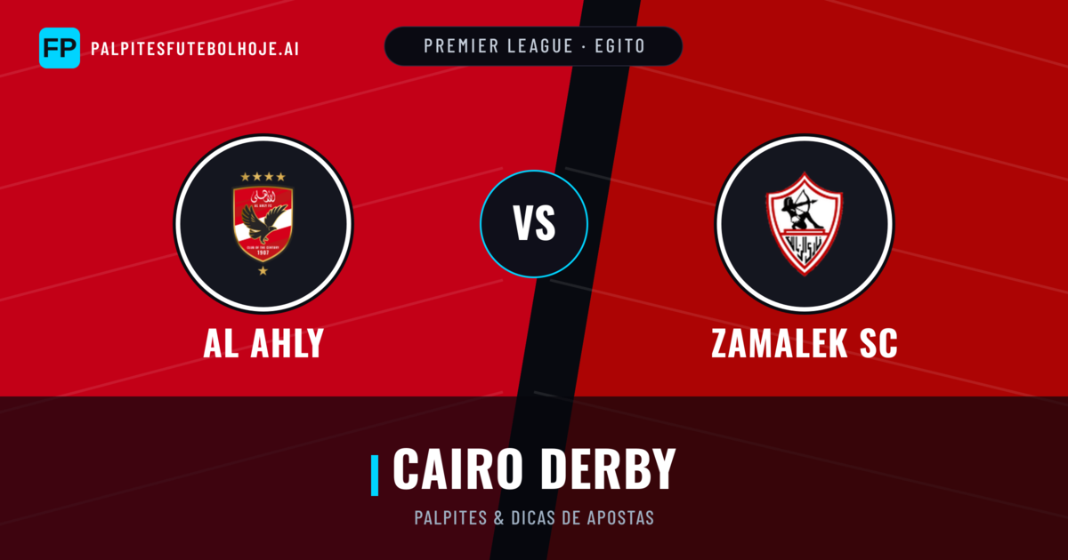 Al Ahly vs Zamalek SC Palpites & Estatísticas