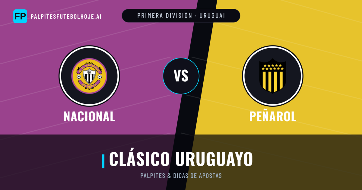 Nacional vs Peñarol Palpites & Estatísticas