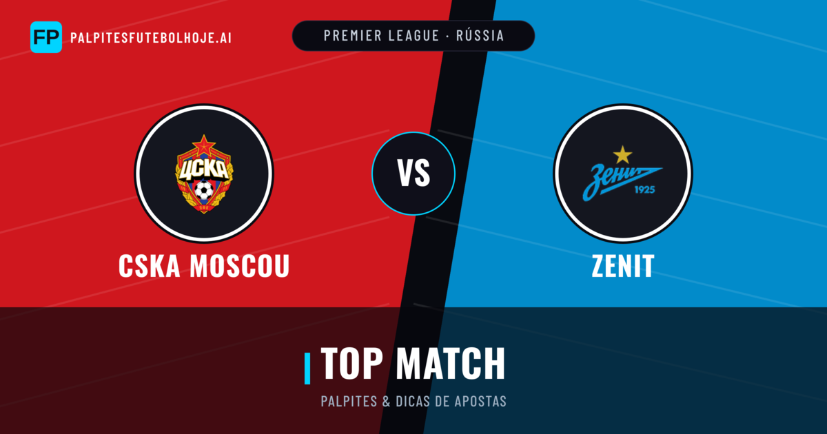 CSKA Moscou vs Zenit Palpites & Estatísticas