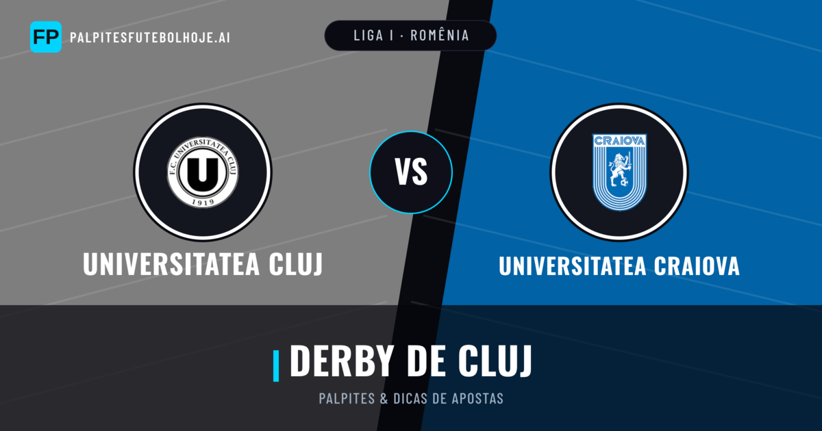 Universitatea Cluj vs Universitatea Craiova Palpites & Estatísticas