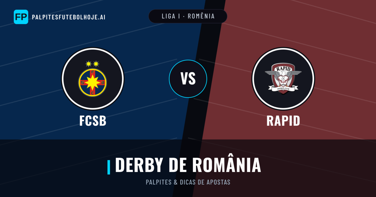 FCSB vs Rapid Palpites & Estatísticas