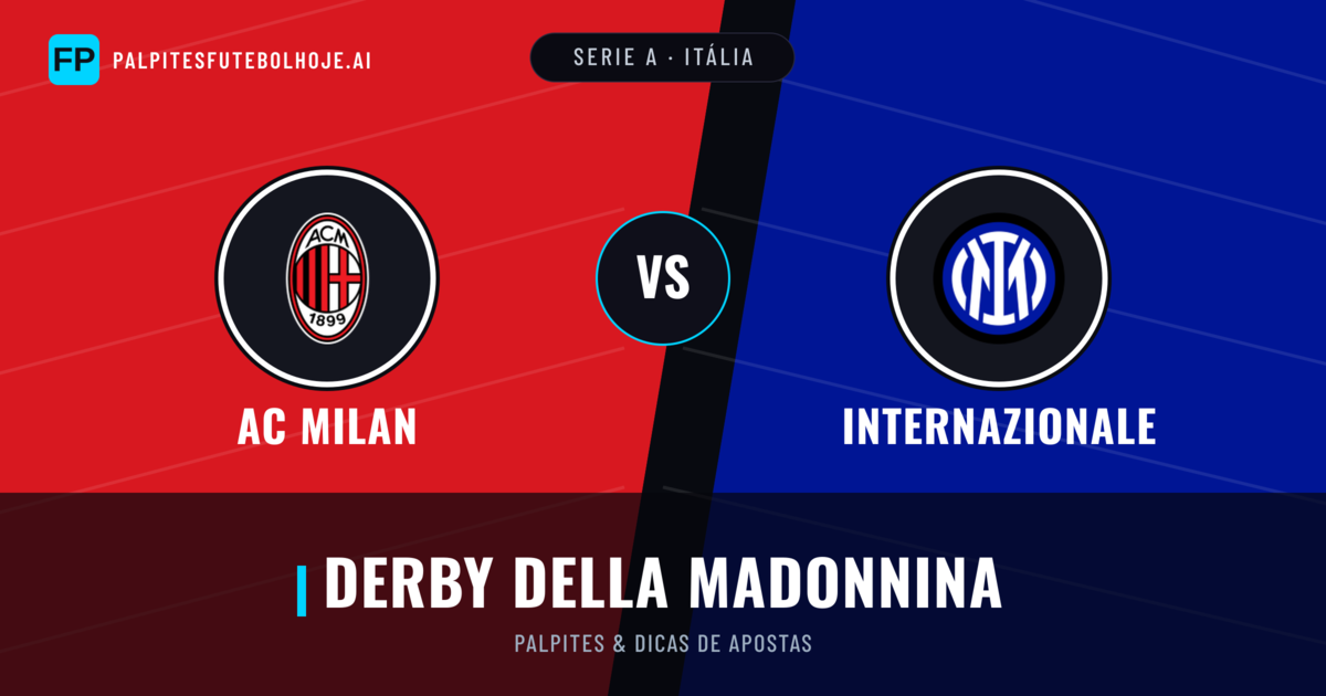 AC Milan vs Internazionale Palpites & Estatísticas