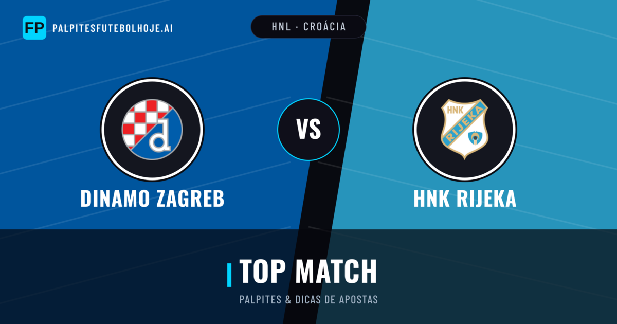 Dinamo Zagreb vs HNK Rijeka Palpites & Estatísticas
