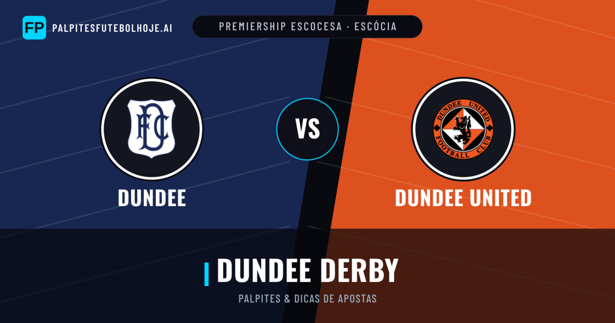 Dundee vs Dundee United Palpites & Estatísticas