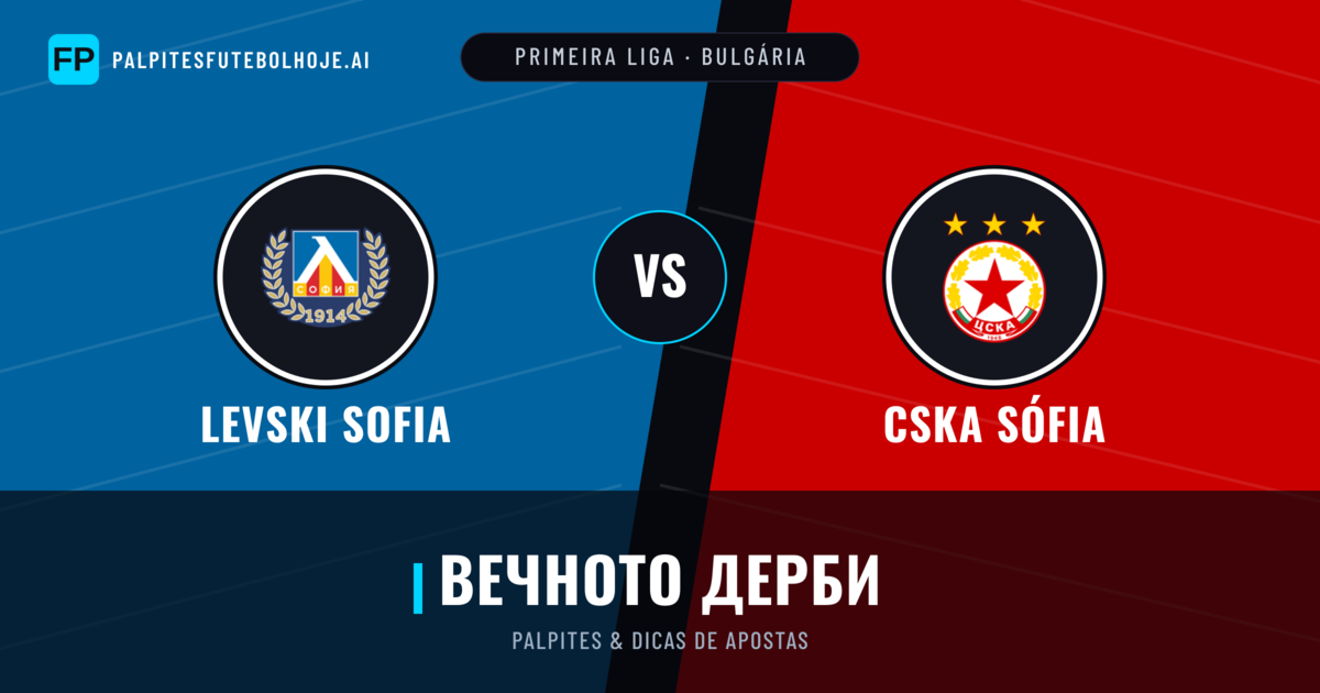 Levski Sofia vs CSKA Sófia Palpites & Estatísticas