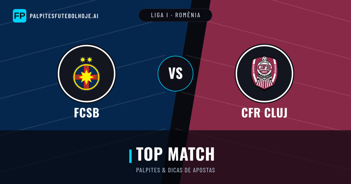 FCSB vs CFR Cluj Palpites & Estatísticas