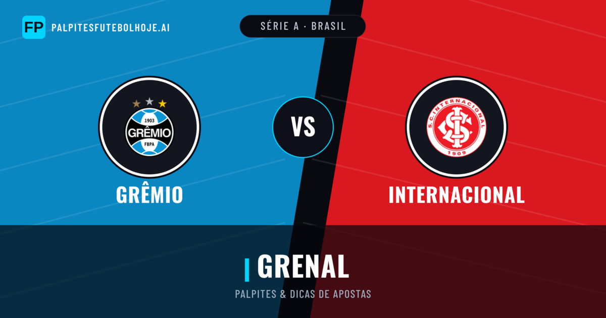 Grêmio vs Internacional Palpites & Estatísticas