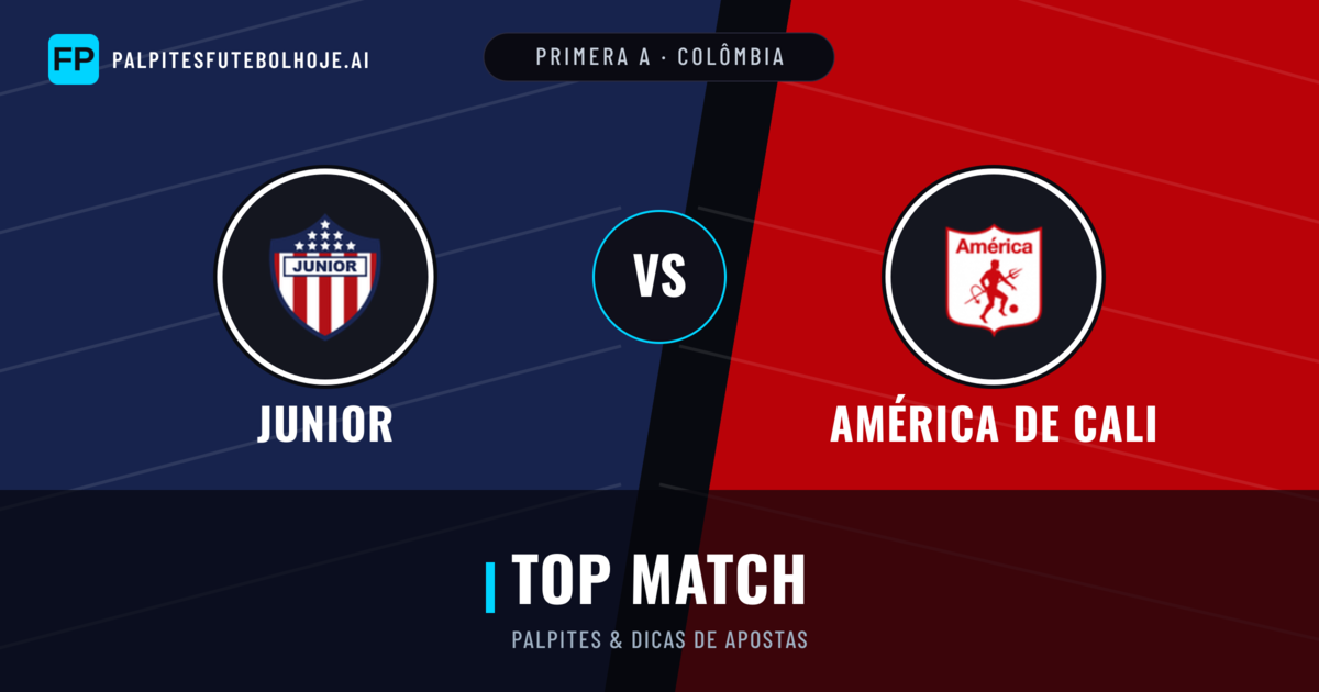 Junior vs América de Cali Palpites & Estatísticas