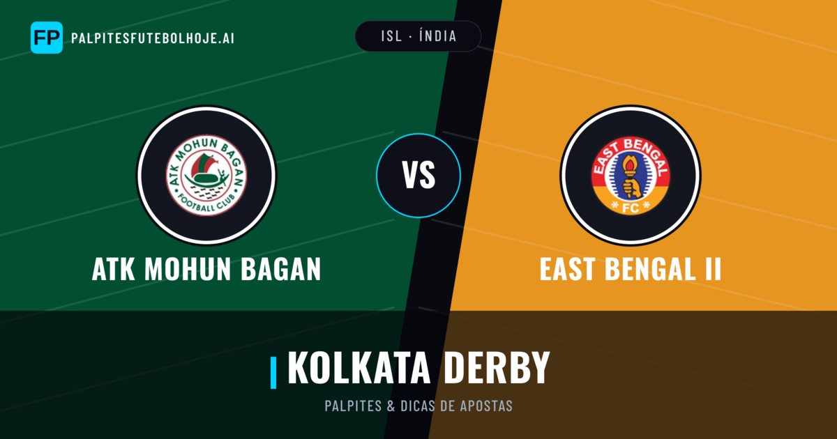 ATK Mohun Bagan vs East Bengal II Palpites & Estatísticas