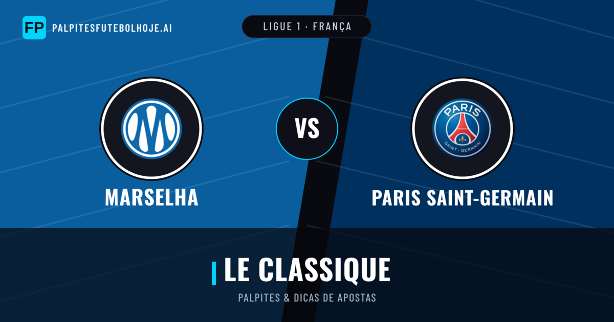 Marselha vs Paris Saint-Germain Palpites & Estatísticas