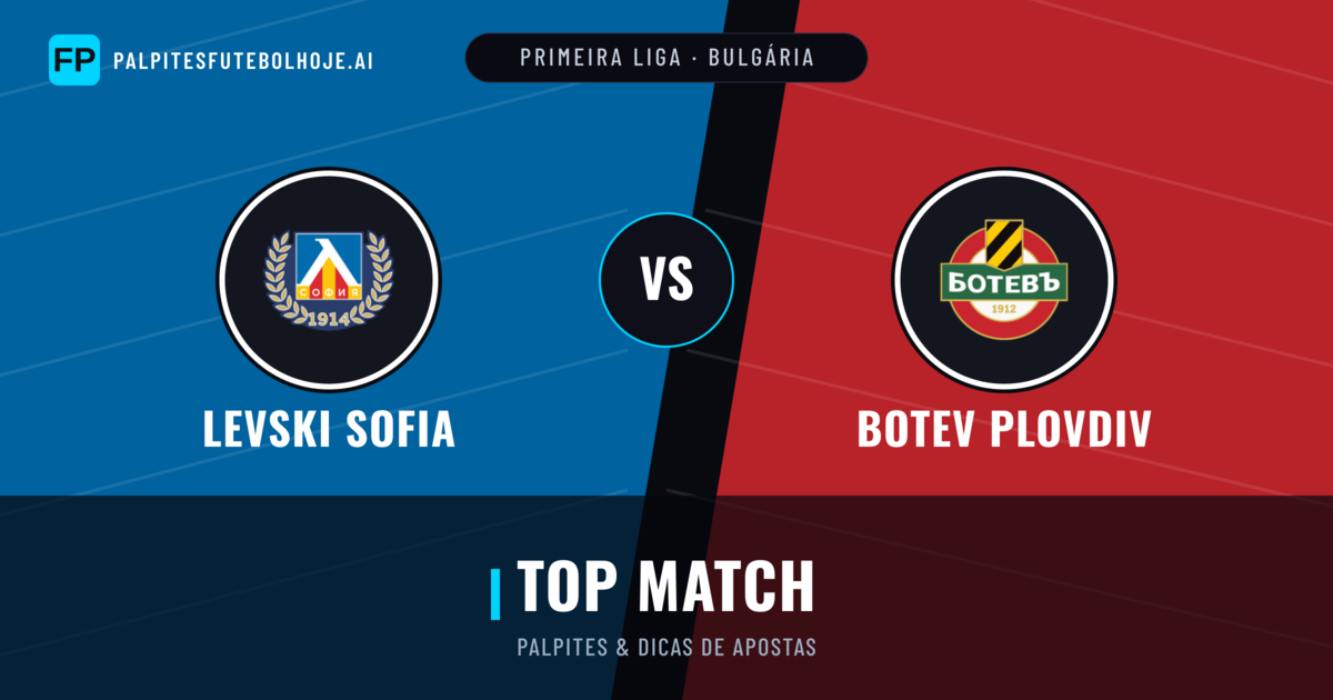 Levski Sofia vs Botev Plovdiv Palpites & Estatísticas