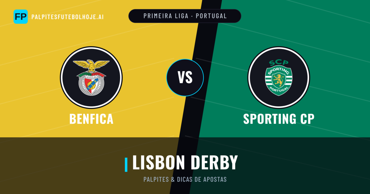 Benfica vs Sporting CP Palpites & Estatísticas