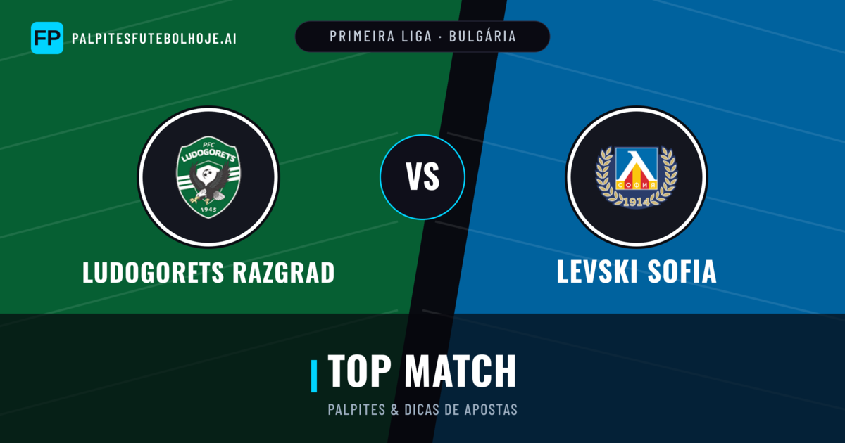 Ludogorets Razgrad vs Levski Sofia Palpites & Estatísticas