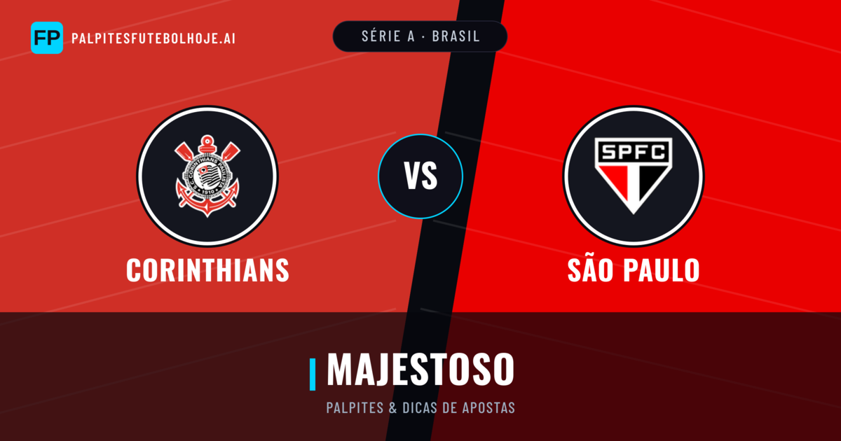 Corinthians vs São Paulo Palpites & Estatísticas