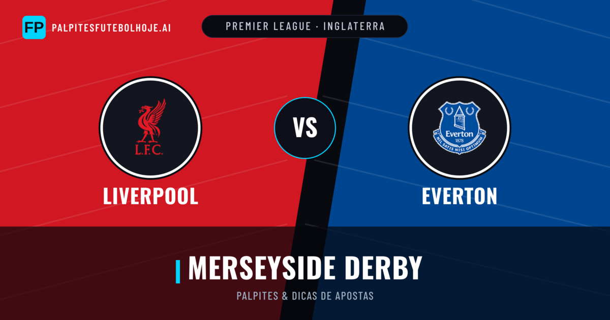 Liverpool vs Everton Palpites & Estatísticas