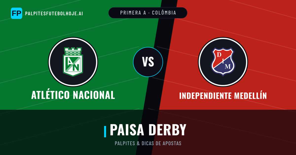 Atlético Nacional vs Independiente Medellín Palpites & Estatísticas