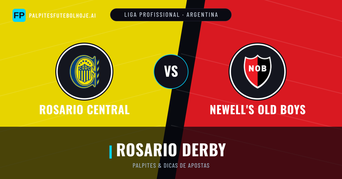 Rosario Central vs Newell's Old Boys Palpites & Estatísticas