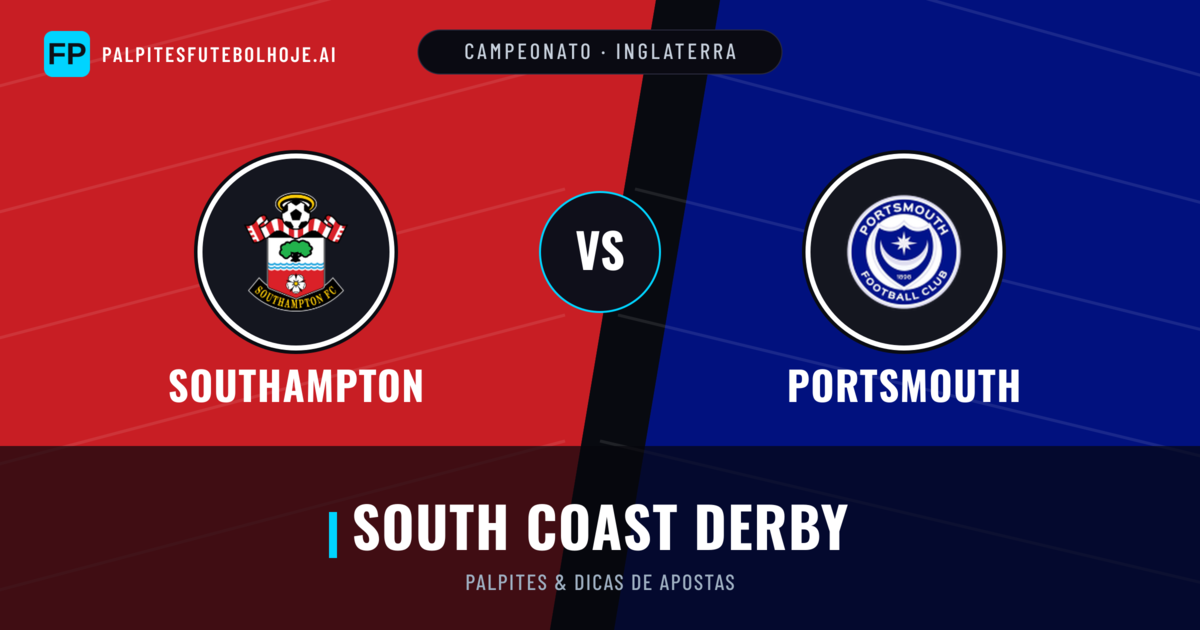 Southampton vs Portsmouth Palpites & Estatísticas