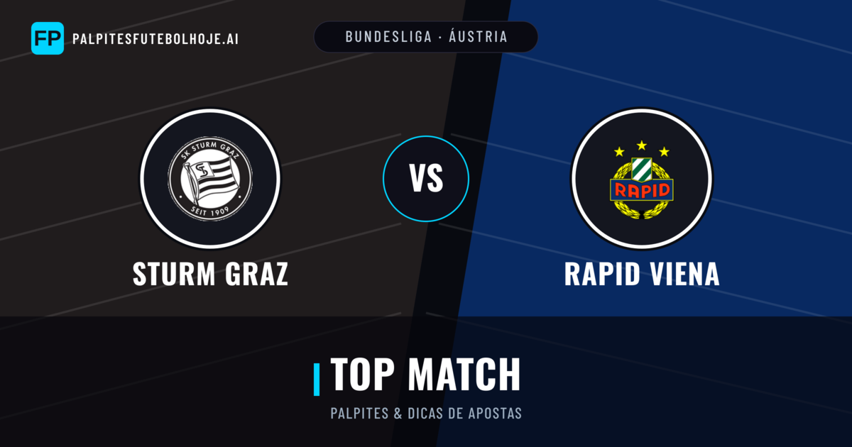 Sturm Graz vs Rapid Viena Palpites & Estatísticas