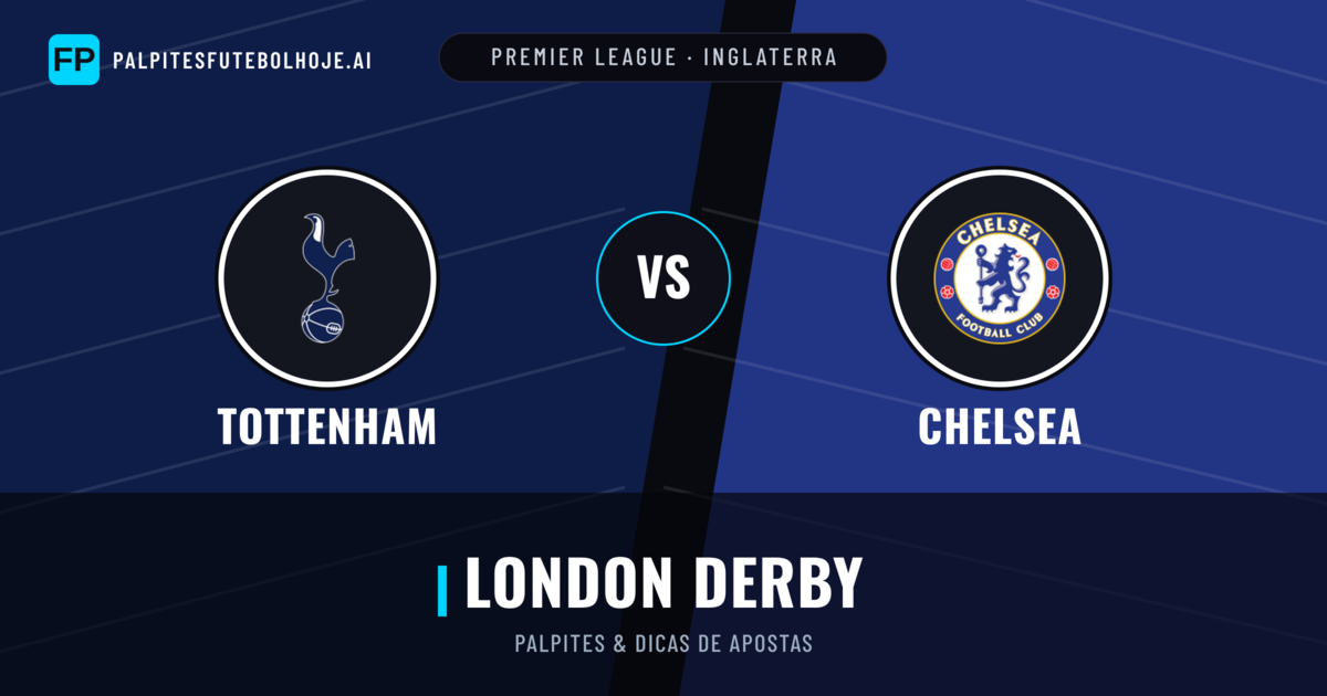 Tottenham vs Chelsea Palpites & Estatísticas