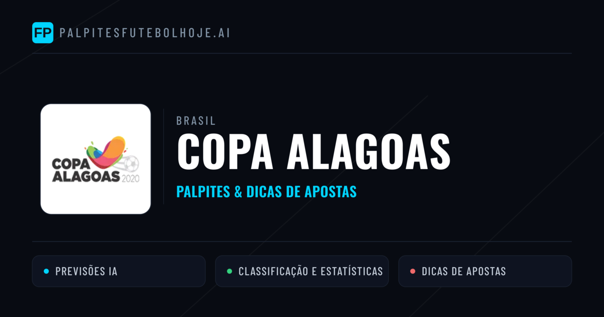 Palpites e Prognósticos de Futebol Brasil Copa Alagoas