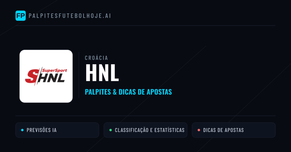 Palpites e Prognósticos de Futebol Croácia HNL