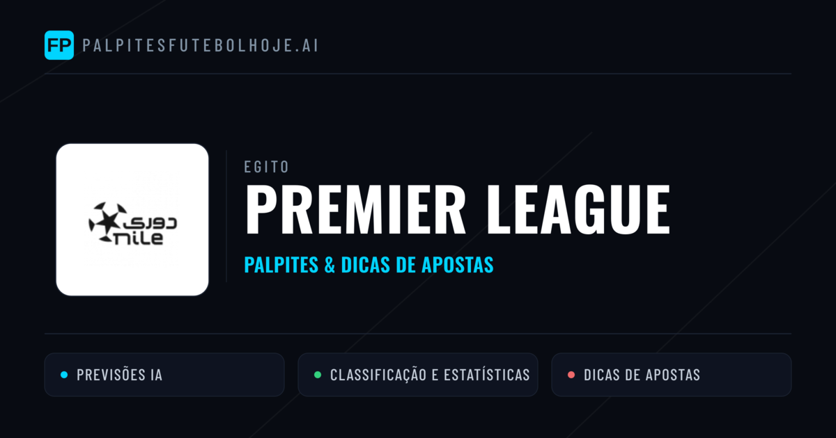 Palpites e Prognósticos de Futebol Egito Premier League