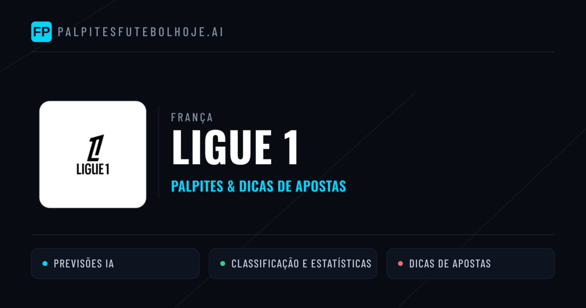 Palpites e Prognósticos de Futebol França Ligue 1